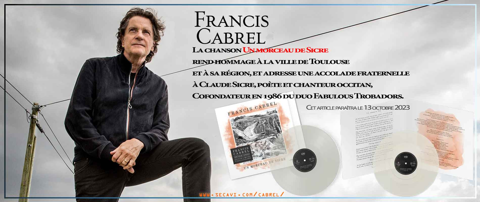 Francis Cabrel: Un morceau de Sicre – Victrola