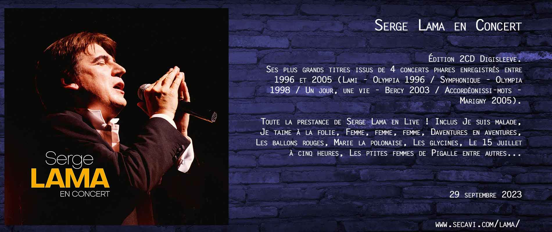Serge Lama en concert