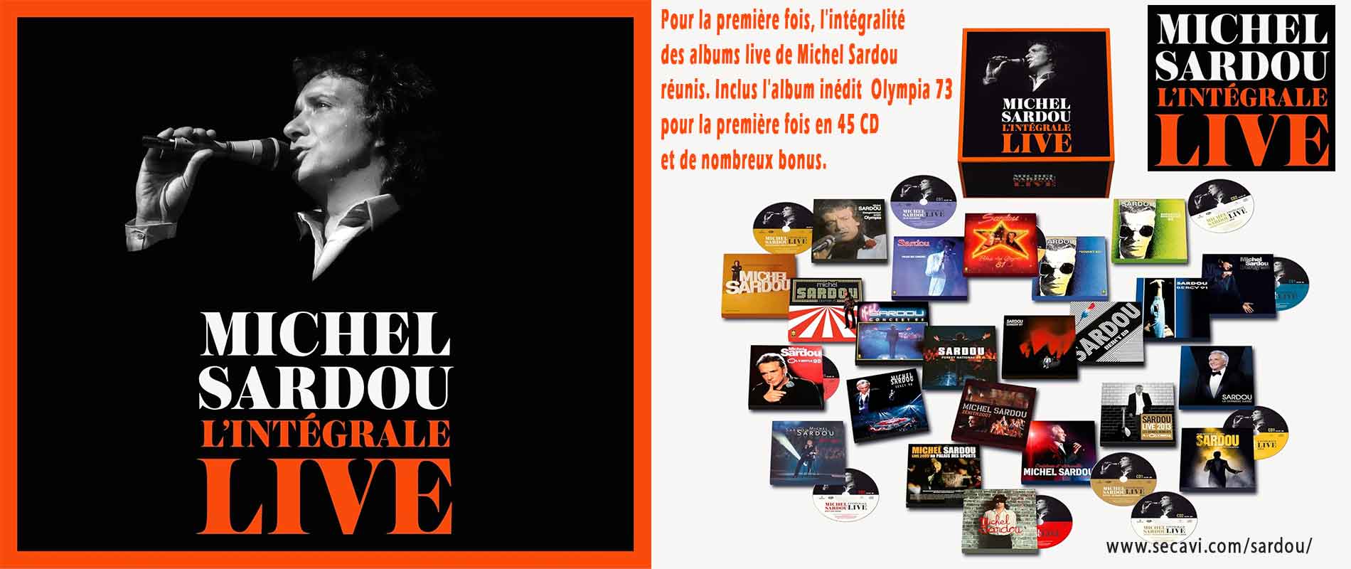 Michel Sardou tous les lives