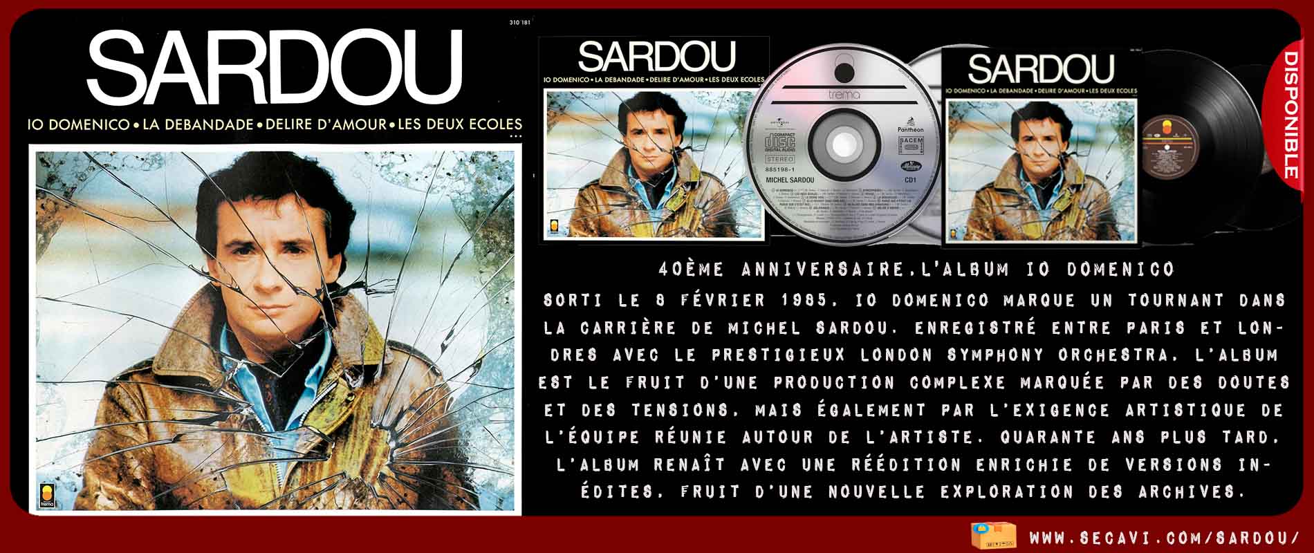 Michel Sardou Anniversaire 45 ans