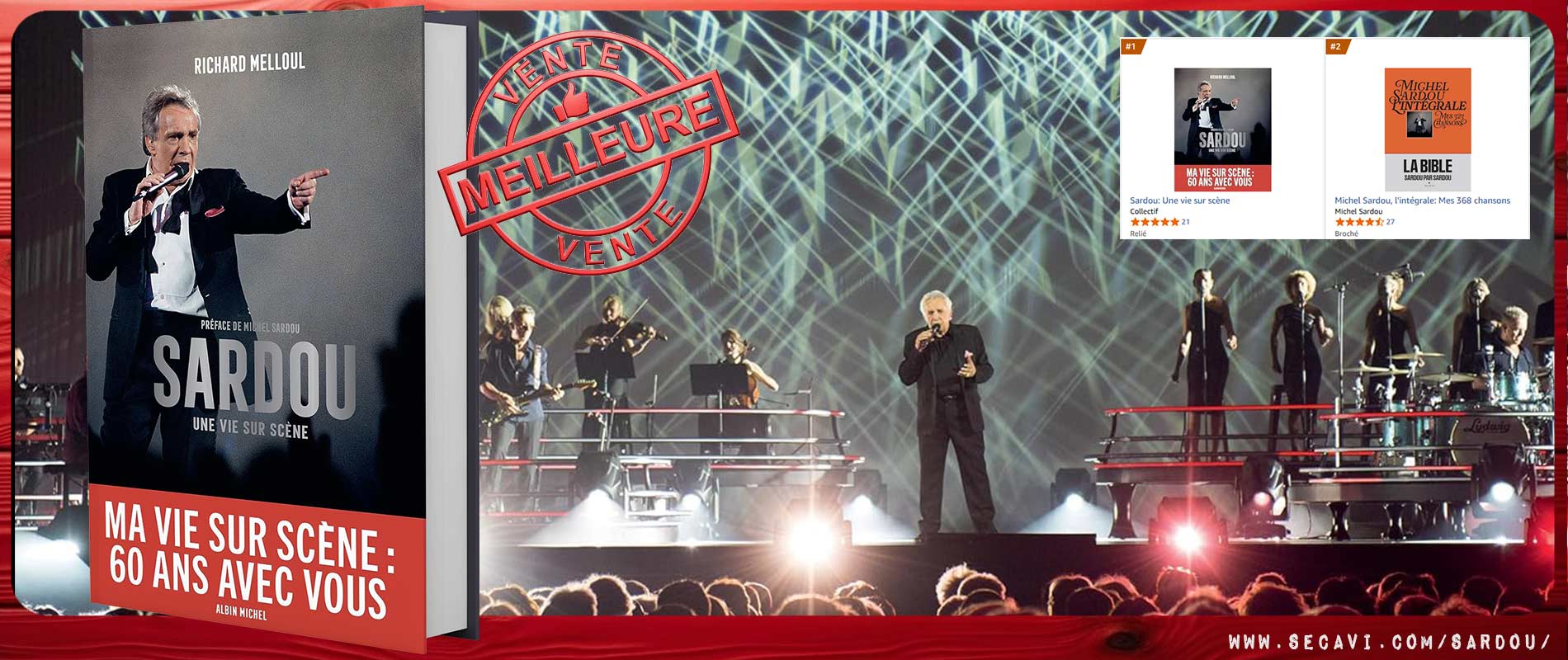 Michel Sardou Une vie sur scène